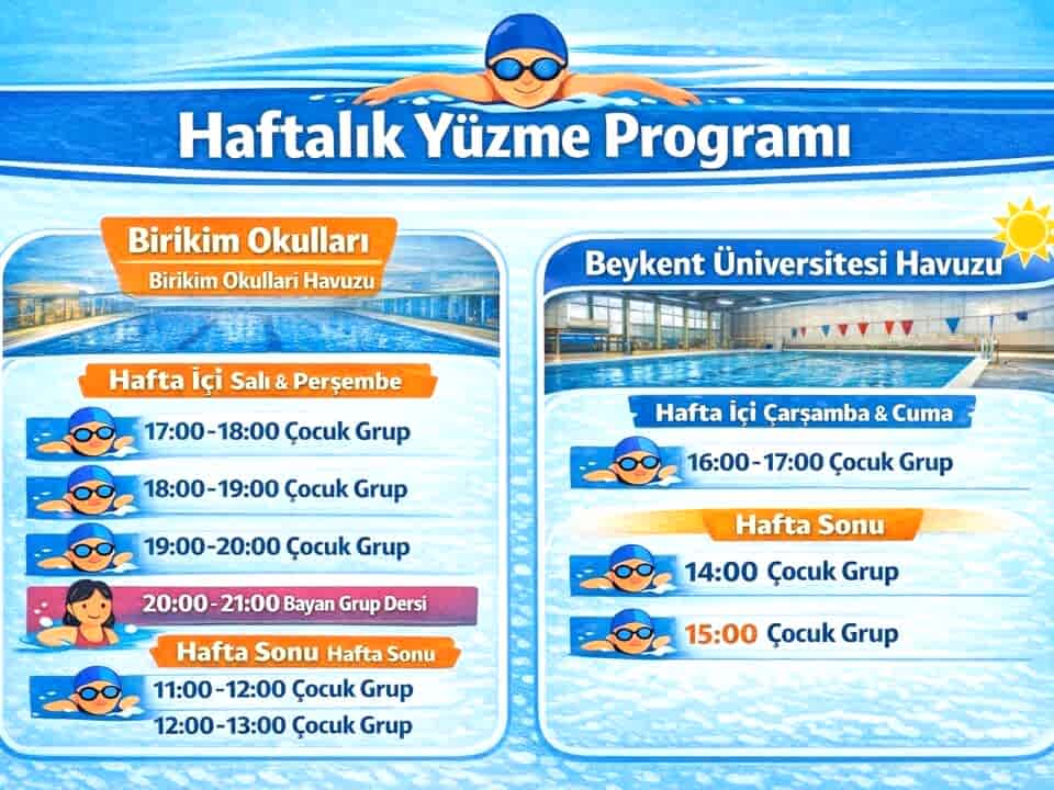 beylikdüzü yüzme havuzu çalışma saatleri