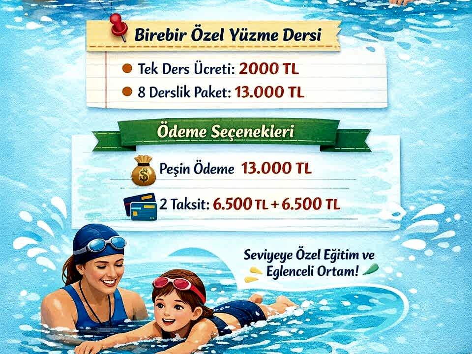 beylildüzü çocuk ve yetişkin özel yizme dersi
